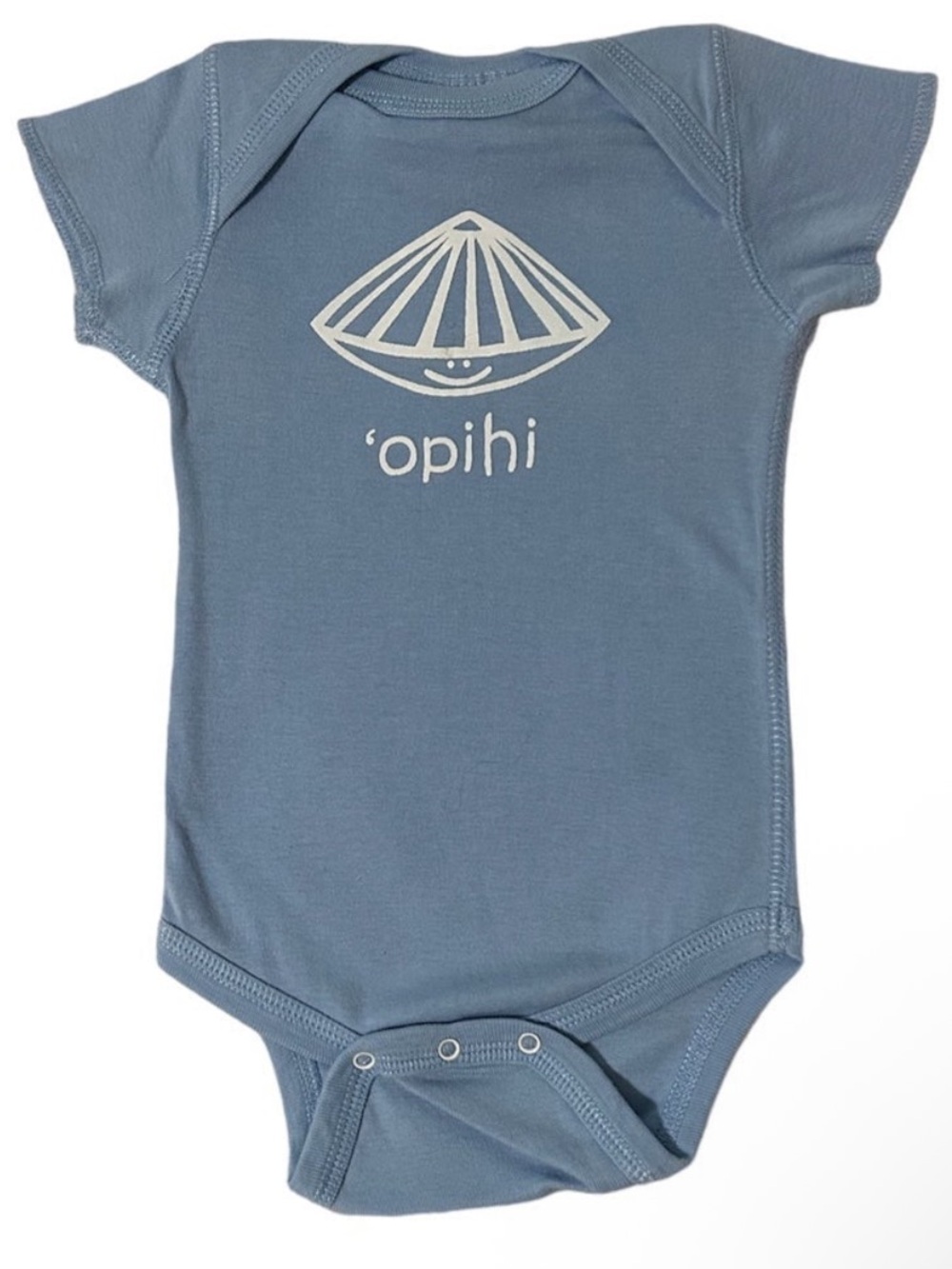 NWOT ‘opihi Limpet Sea Shell Graphic Hawaii Onesie Bodysuit